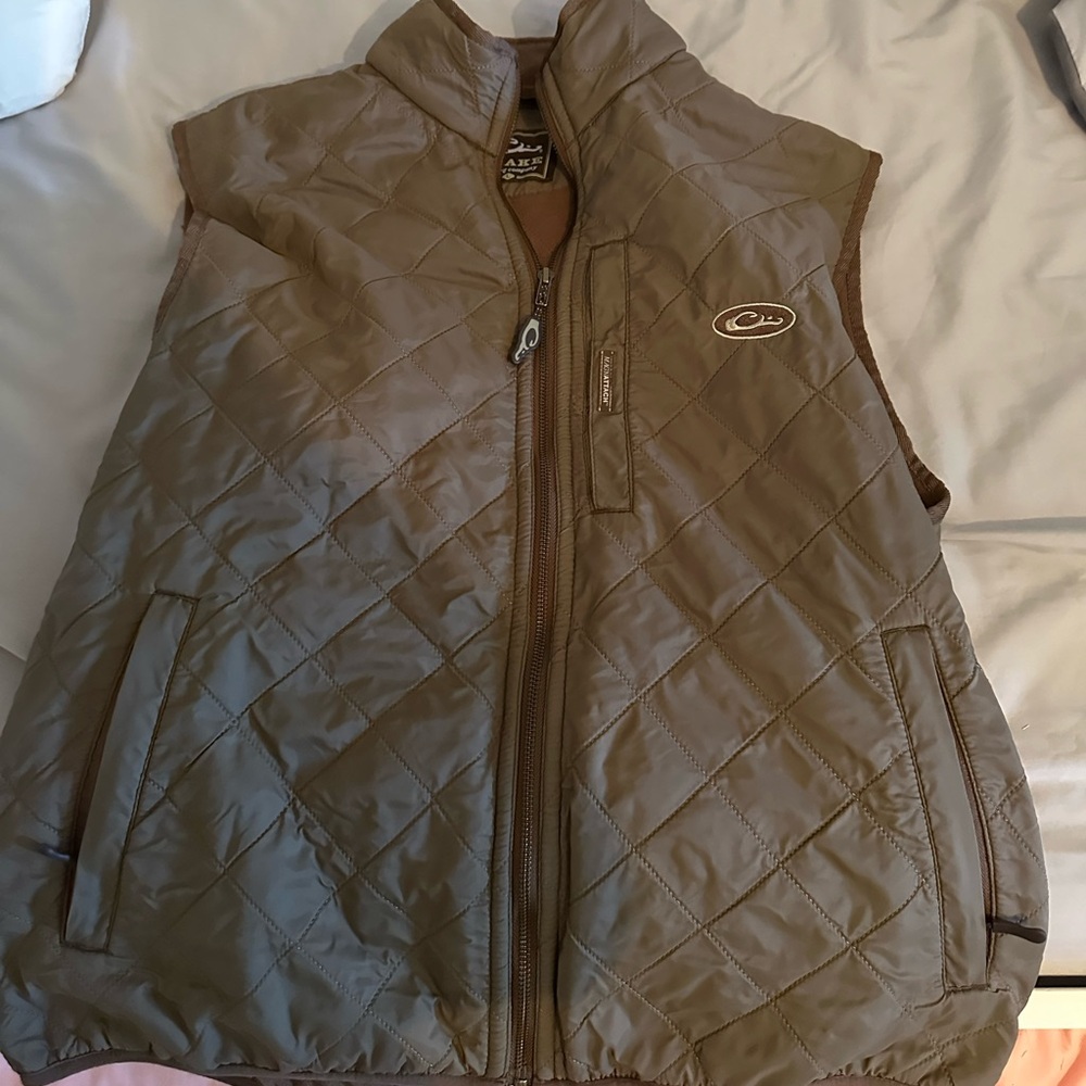 Drake Brown Quilted Vest